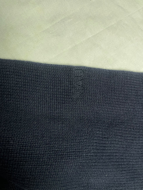 Vintage Nautica Crewneck Cotton Knit Sweater - Black (Size XXL)