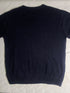 Vintage Nautica Crewneck Cotton Knit Sweater - Black (Size XXL)