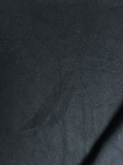 Vintage Nautica Crewneck Cotton Knit Sweater - Black (Size XXL)