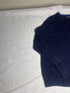 Vintage Nautica Cable Knit Cotton Jumper - Navy Blue (Size L)