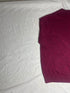 Vintage Nautica V-Neck Cotton Jumper - Burgundy (Size M)