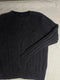 Vintage Nautica Cable Knit Cotton Jumper - Charcoal Grey (Size M)