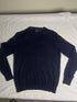 Vintage Nautica Fine Knit Crewneck Jumper - Navy Blue (Size S)