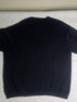 Vintage Calvin Klein Jeans V-Neck Cotton Knit Sweater - Black (Size L)