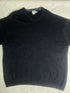 Vintage Calvin Klein Jeans V-Neck Cotton Knit Sweater - Black (Size L)