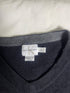 Vintage Calvin Klein Jeans V-Neck Cotton Knit Sweater - Black (Size L)