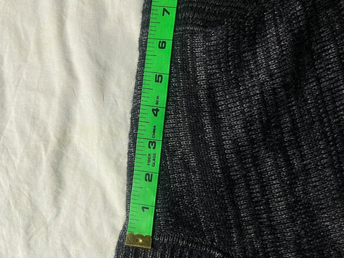 Vintage Calvin Klein Full Zip Knit Cardigan Sweater - Black (Size L)