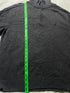 Vintage Nautica Striped Collar Quarter Zip Sweater - Black (Size L)