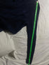Vintage Nautica Cable Knit Cotton Jumper - Navy Blue (Size L)