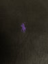 Authentic Polo by Ralph Lauren Ribbed Crewneck Sweater – Black with Purple Pony (Size Large) - Vint Drop