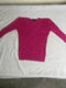 Authentic Polo Ralph Lauren Cable-Knit Cotton V-Neck Sweater – Vibrant Hot Pink (Size XS) - Vint Drop