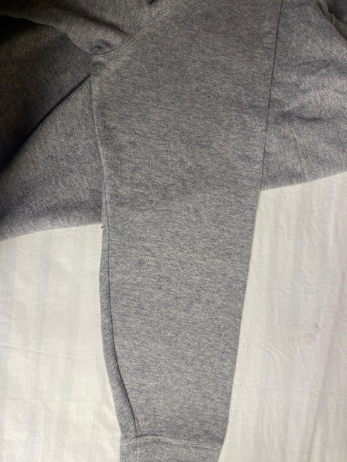 Authentic Polo Ralph Lauren Estate Rib Quarter-Zip Sweater – Heather Grey (Size Large) - Vint Drop