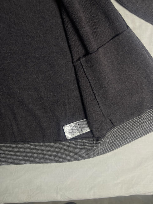 Calvin Klein Vintage Grey Zip Knit Jacket – Unisex - Vint Drop
