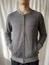 Calvin Klein Vintage Grey Zip Knit Jacket – Unisex - Vint Drop