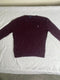 Men’s Premium Cable-Knit Crewneck Jumper – Burgundy / Maroon - Vint Drop