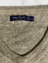 Vintage Nautica V-Neck Knit Jumper - Oatmeal Beige (Size XL) - Vint Drop