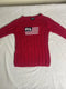 Vintage Polo Jeans Co. Ralph Lauren American Flag Heavy Knit Sweater – Red (Size Small) - Vint Drop