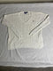Vintage Polo Ralph Lauren Cable-Knit V-Neck Sweater - White Pima Cotton (XS) - Vint Drop