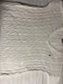 Vintage Polo Ralph Lauren Cable-Knit V-Neck Sweater - White Pima Cotton (XS) - Vint Drop