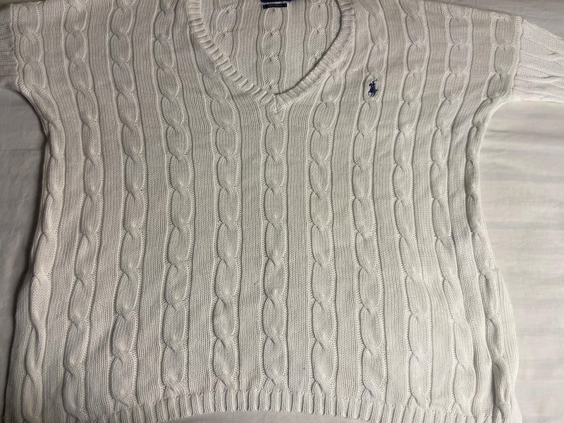 V-Neck / Cable-Knit - Vint Drop