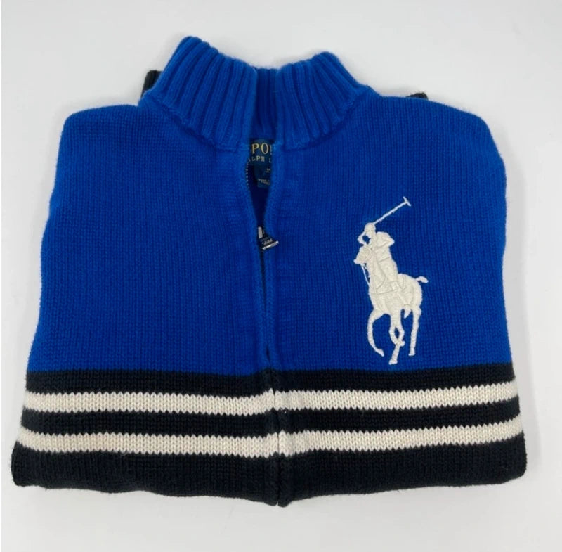 Polo Ralph Lauren Boys' Classic Polo Shirt - Navy & Black (Size M)