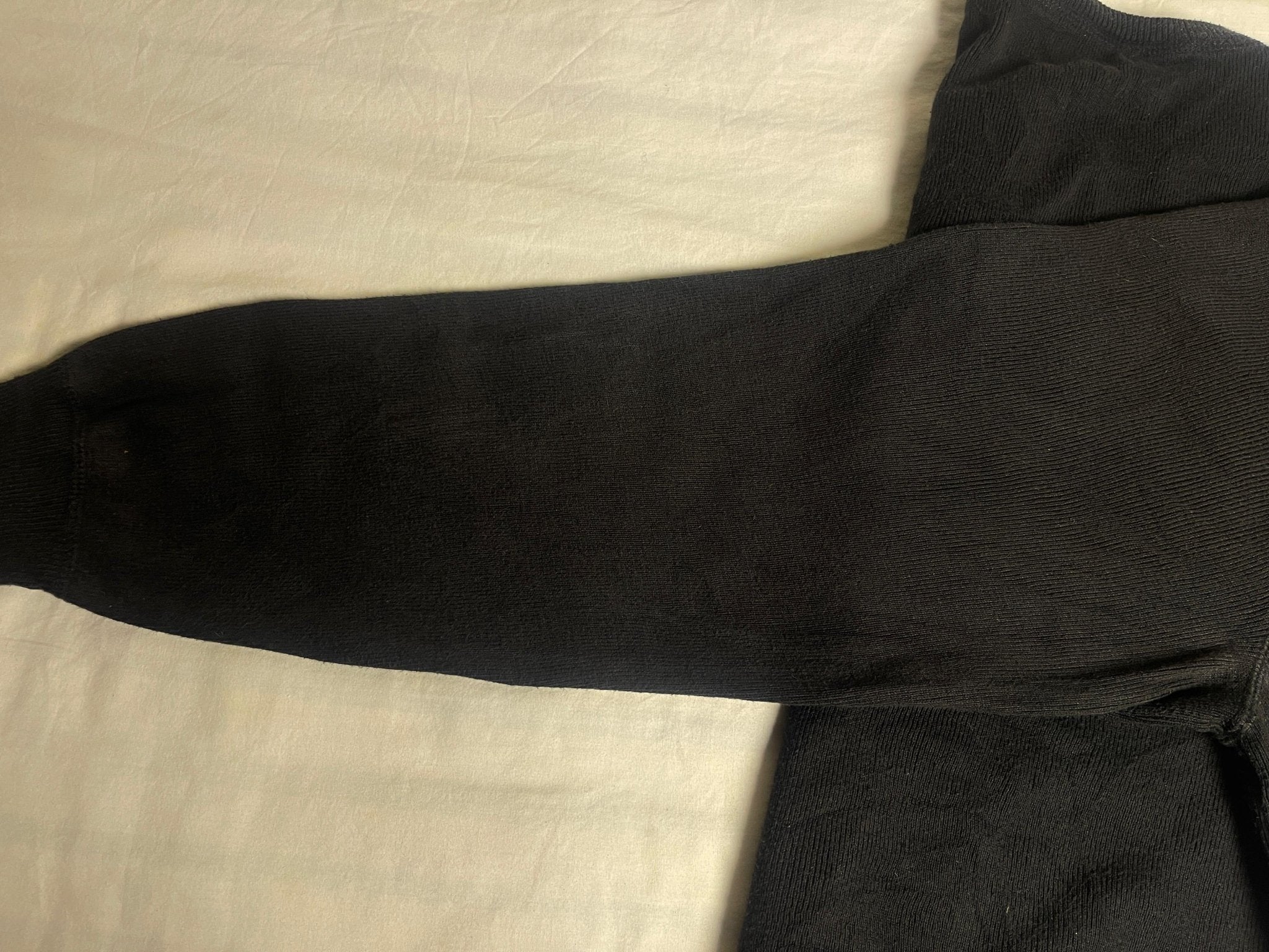 Authentic Polo by Ralph Lauren Ribbed Crewneck Sweater – Black with Purple Pony (Size Large) - Vint Drop