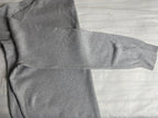 Authentic Polo by Ralph Lauren Ribbed Crewneck Sweater – Heather Grey with Navy Pony (Size Large) - Vint Drop
