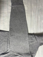 Authentic Polo Ralph Lauren Estate Rib Quarter-Zip Sweater – Heather Grey (Size Large) - Vint Drop