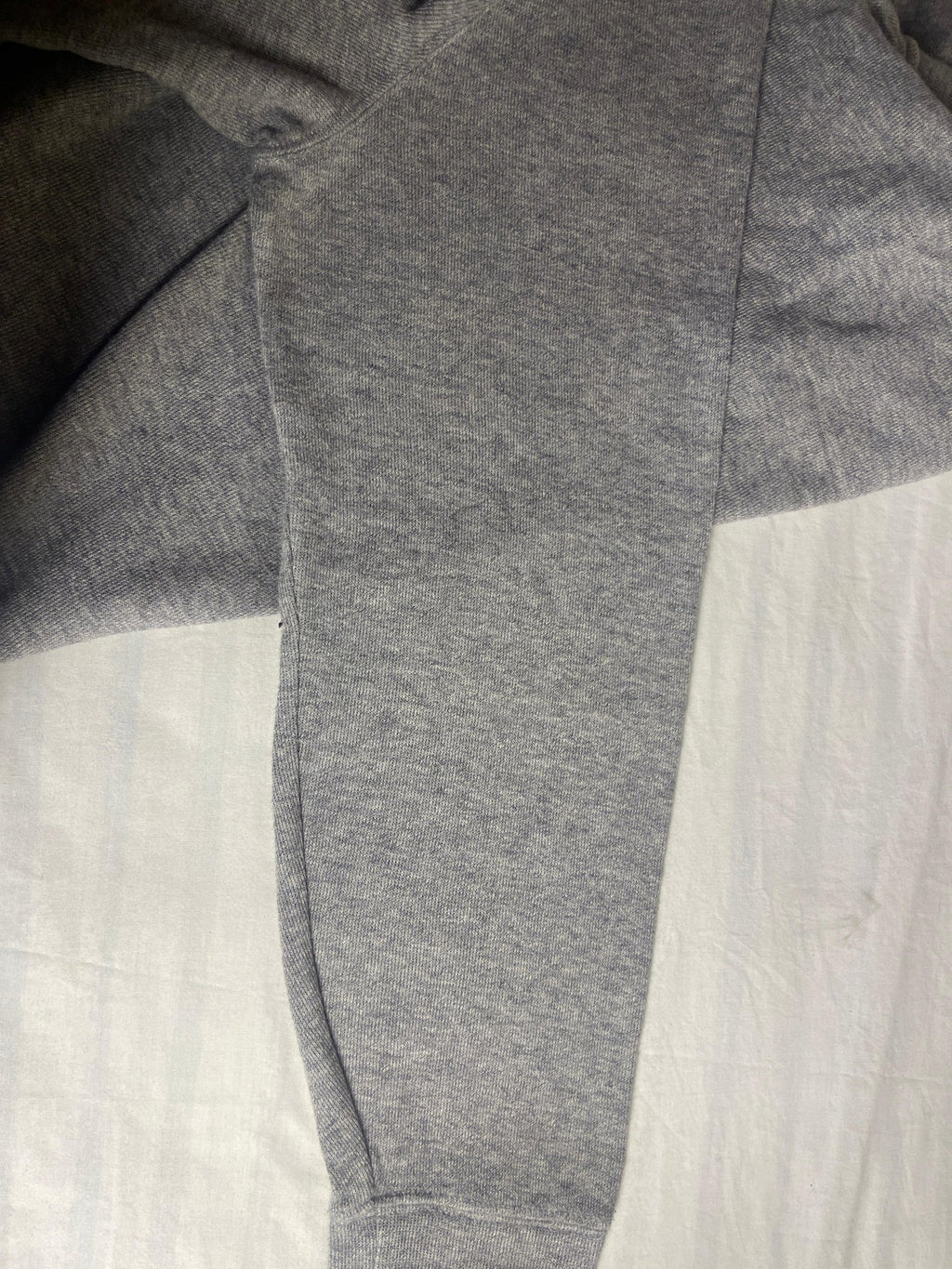Authentic Polo Ralph Lauren Estate Rib Quarter-Zip Sweater – Heather Grey (Size Large) - Vint Drop