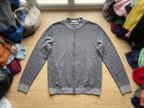 Calvin Klein Vintage Grey Zip Knit Jacket – Unisex - Vint Drop