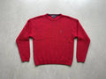 Vintage Chaps Ralph Lauren Knit Sweater Red XXL - Vint Drop