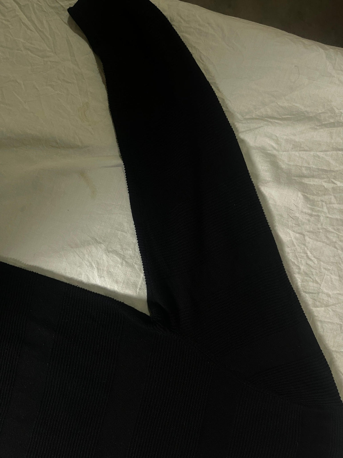 Vintage Chaps Ralph Lauren Quarter-Zip Sweater - Black Textured Knit Jumper (XL) - Vint Drop