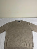 Vintage Nautica V-Neck Knit Jumper - Oatmeal Beige (Size XL) - Vint Drop