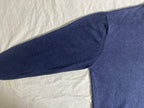 Vintage Nautica V-Neck Knit Jumper - Slate Blue (Size L) - Vint Drop