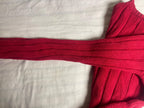 Vintage Polo Jeans Co. Ralph Lauren American Flag Heavy Knit Sweater – Red (Size Small) - Vint Drop